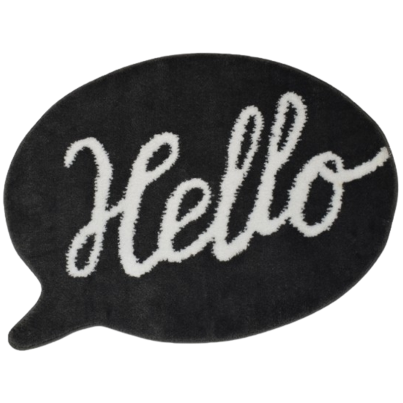 Szőnyeg Hello/Clova szürke 60x80 cm