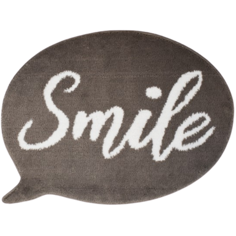 Szőnyeg Smile szürke 60x80 cm