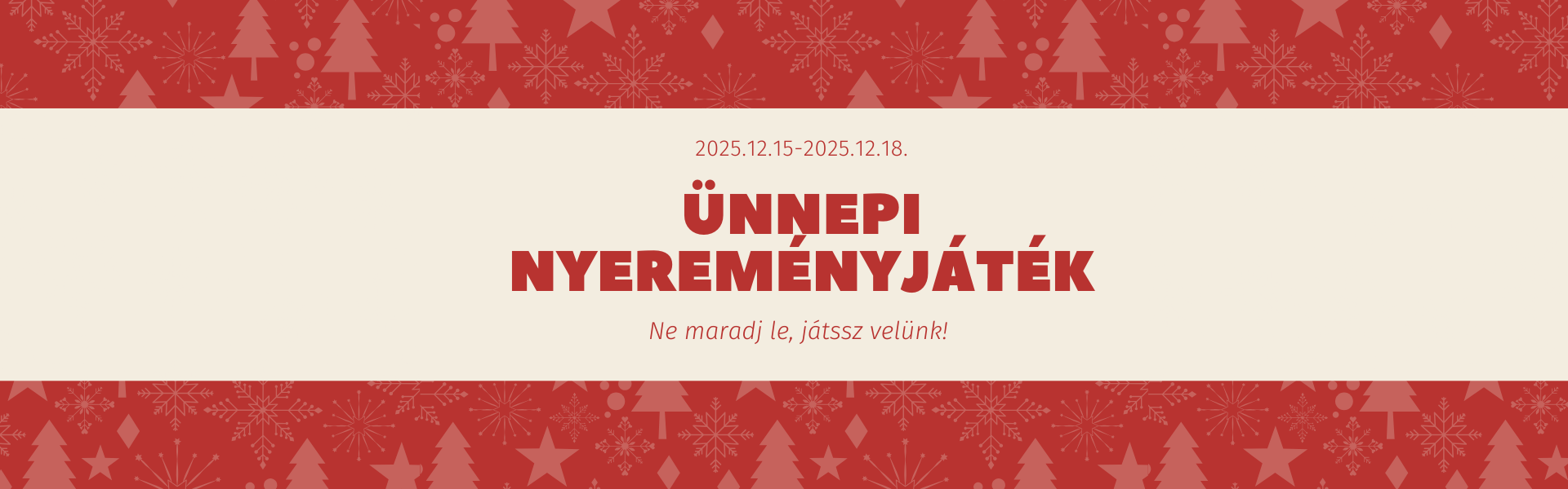 Ünnepi nyereményjáték