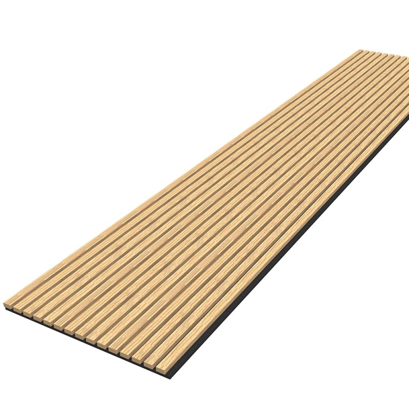 Akusztikus falpanel, MDF, 300x60 cm - Pure Oak