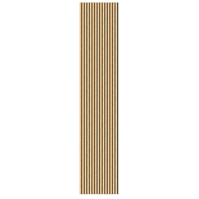 Akusztikus falpanel, MDF, 300x60 cm - Pure Oak