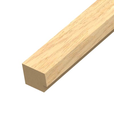 Záróelem akusztikus falpanelhez, MDF, 300x2,8 cm - Vanilla Oak