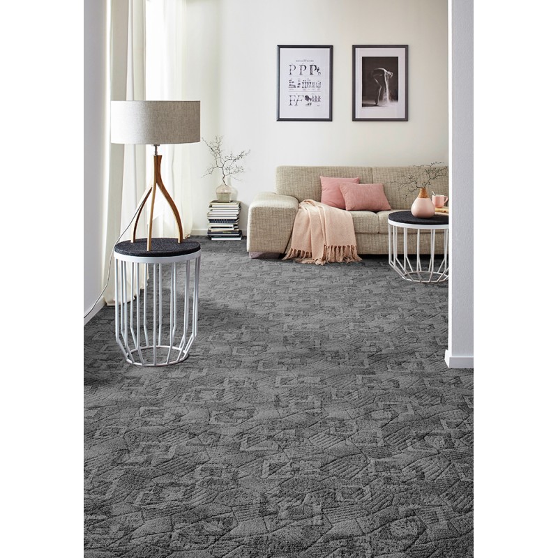 Padlószőnyeg Bossanova sötétszürke 095 4 m