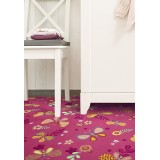 Padlószőnyeg Papillon rózsaszín 66 4 m