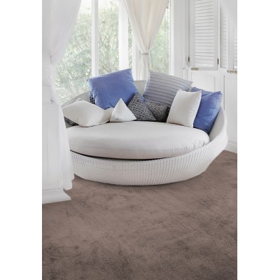 Exkluzív Padlószőnyeg Silky Lush barna 41 4 m