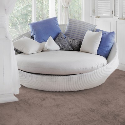 Exkluzív Padlószőnyeg Silky Lush barna 41 4 m