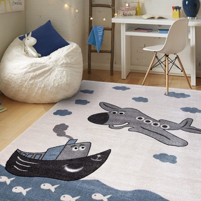 Szőnyeg Candy kék/hajó/repcsi 151 kék/hajó