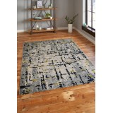 Szőnyeg Capri fekete/kék 210VA/118 120x170 cm