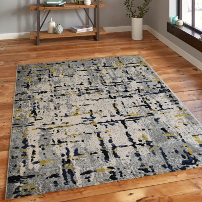 Szőnyeg Capri fekete/kék 210VA/118 120x170 cm