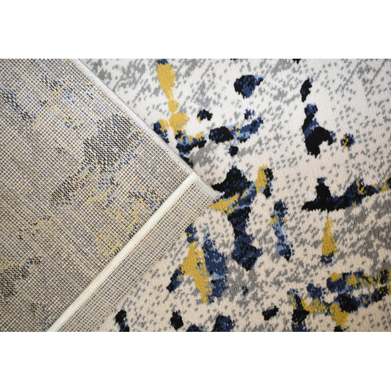 Szőnyeg Capri fekete/kék 210VA/118 120x170 cm