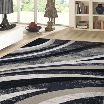 Szőnyeg Eclipse High sötétszürke 6319A 80x150 cm