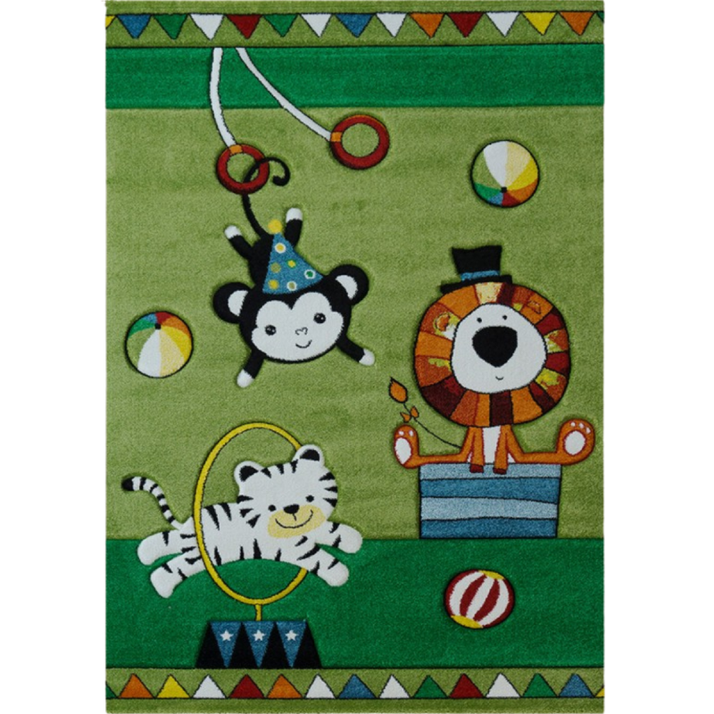 Szőnyeg Smart Kids zöld 22316 120x170 cm