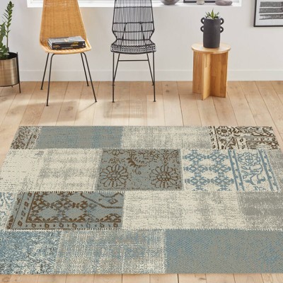 Szőnyeg Asterisk kék/bézs/barna 19072/053 120x170 cm