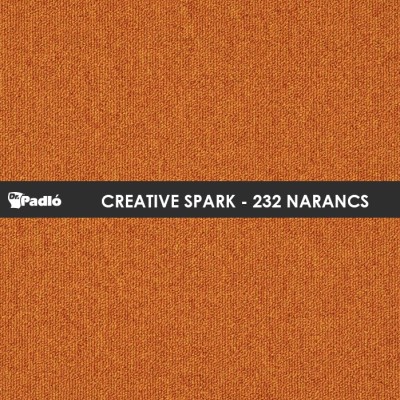 Modulszőnyeg Creative Spark narancs 232