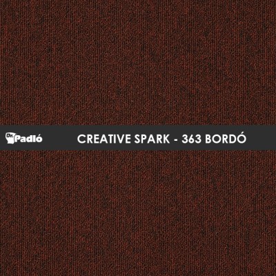 Modulszőnyeg Creative Spark bordó 363