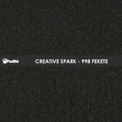 Modulszőnyeg Creative Spark fekete 998