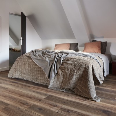 LVT (vinyl) padló 5 mm/33/micro V4 Cracked sötétbarna