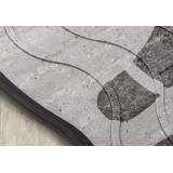 Cipőtartó tálca Printed Utility Tray Footprints 38x75 cm