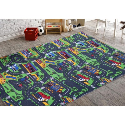 Egyedi méretű szőnyeg City Life szürke 158 200x200 cm