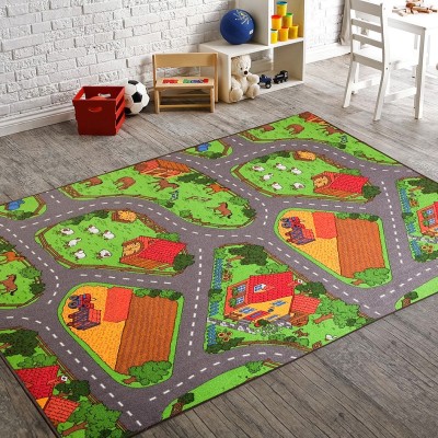 Egyedi méretű szőnyeg Farm antracit 158 133x160 cm