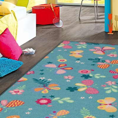 Egyedi méretű szőnyeg Papillon kék 27 100x150 cm