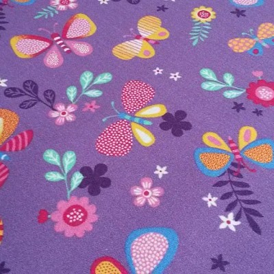 Egyedi méretű szőnyeg Papillon lila 17 65x133 cm