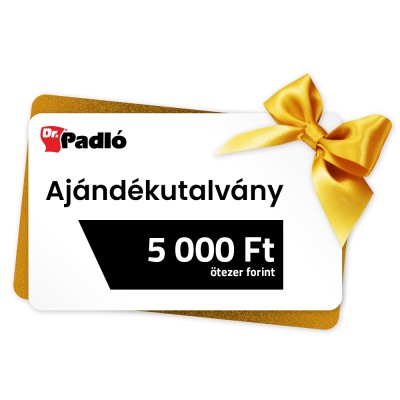 Online ajándékutalvány 5.000 Ft értékben