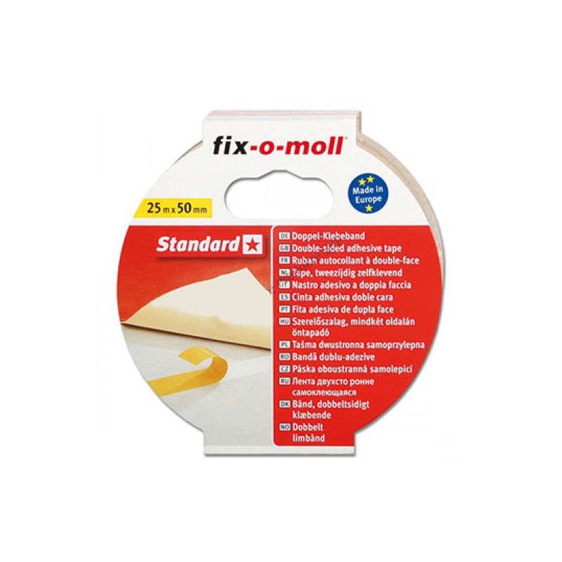 Segédanyagok Fix-o-moll Standard ideiglenes burkolatfektető szalag 10 m