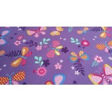 Padlószőnyeg Papillon lila 17 4 m