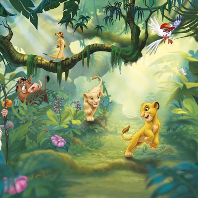 Poszter Lion King Jungle 254x368 cm