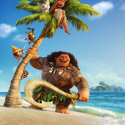 Poszter Moana and Maui 184x248 cm