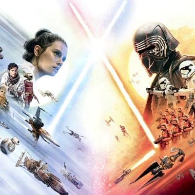Poszter Star Wars Movie Poster Wide 254x368 cm