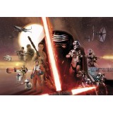 Poszter Star Wars EP7 Collage 254x368 cm