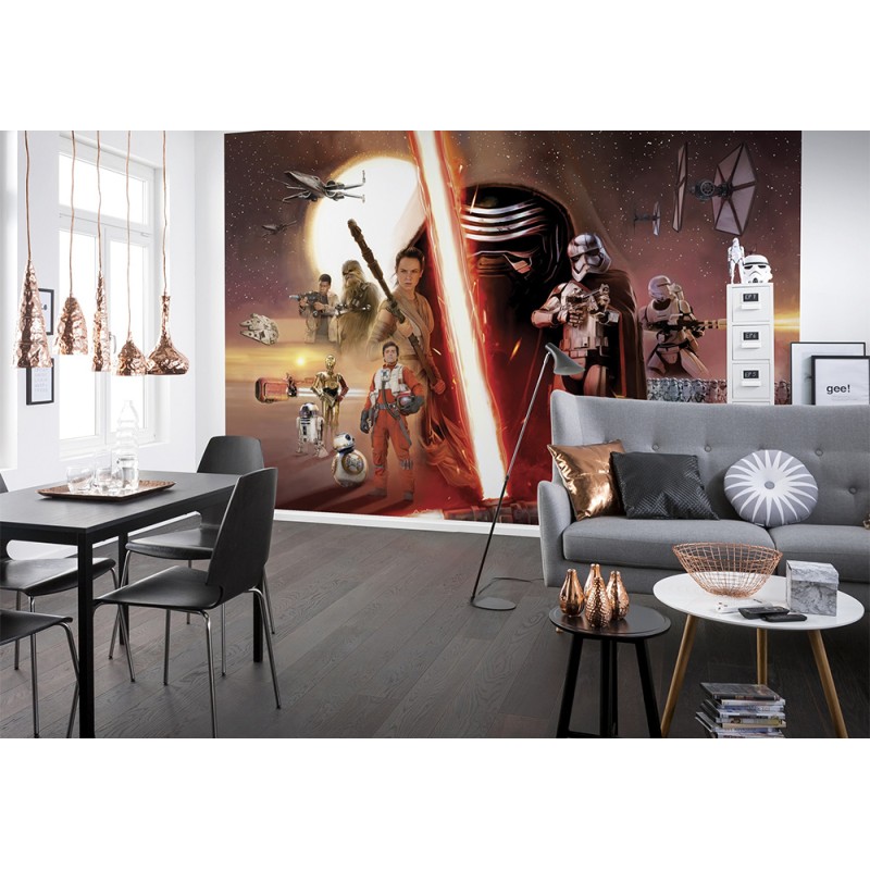 Poszter Star Wars EP7 Collage 254x368 cm
