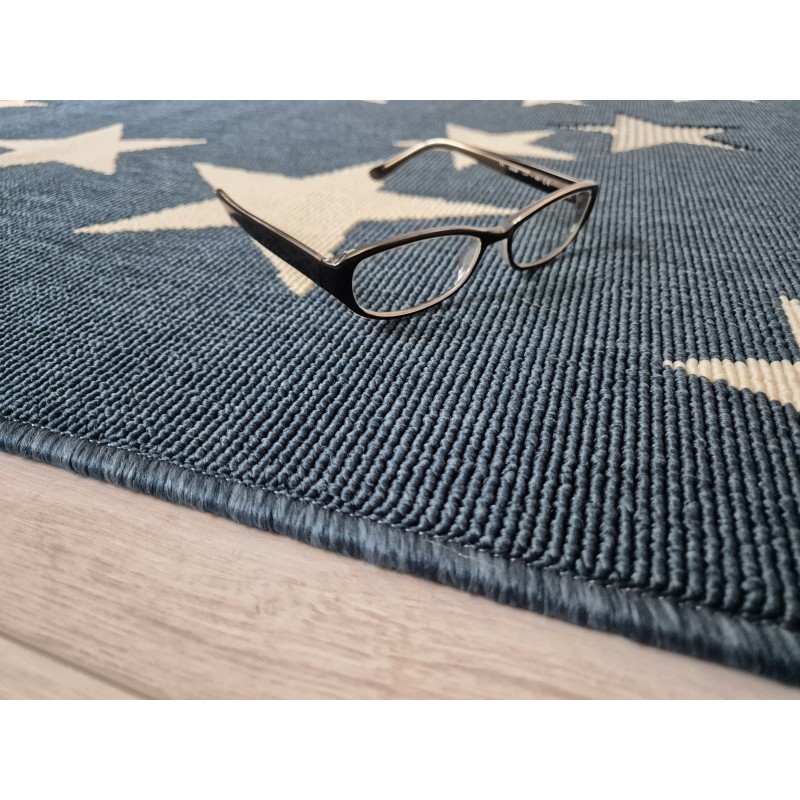 Konyhai szőnyeg Kitty kék 20422/994 80x200 cm