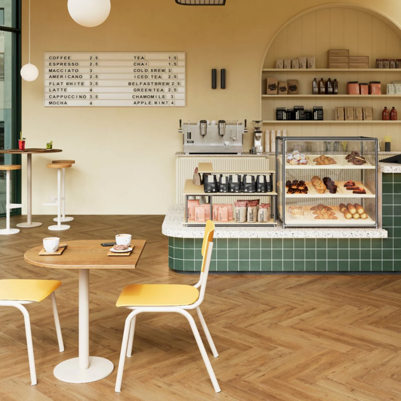 Prémium SPC padló 5+1 mm/33/micro V4 ZENN 55 Herringbone Cairo