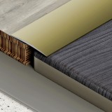 Öntapadós burkolatváltó 40 mm eloxált matt arany