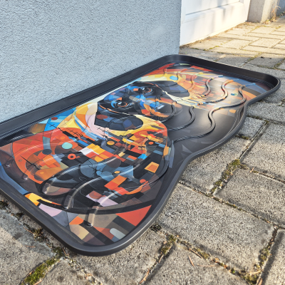 Cipőtartó tálca Printed Utility Tray Dachshund 38x75 cm