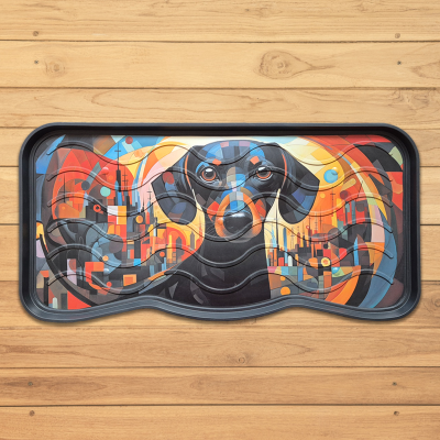 Cipőtartó tálca Printed Utility Tray Dachshund 38x75 cm