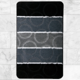 Fürdőszobaszőnyeg Aquarius/Ringo fekete 0008 1 részes 50x80 cm