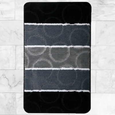 Fürdőszobaszőnyeg Aquarius/Ringo fekete 0008 1 részes 50x80 cm