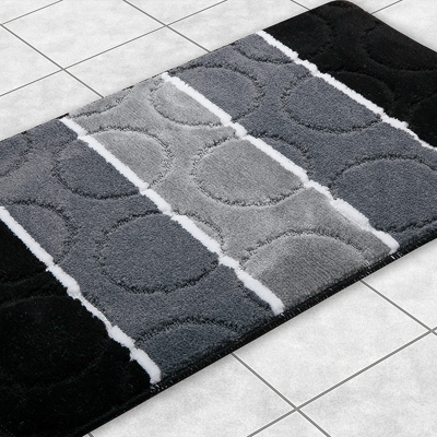 Fürdőszobaszőnyeg Aquarius/Ringo fekete 0008 1 részes 50x80 cm