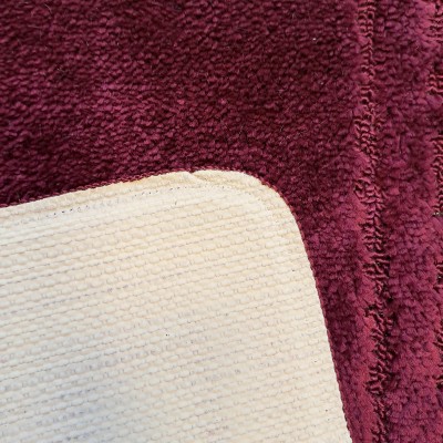 Fürdőszobaszőnyeg Tender/Armoni bordó 2006 1 részes 50x80 cm