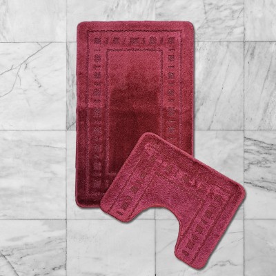 Fürdőszobaszőnyeg Tender/Armoni bordó 2006 2 részes 50x80 cm