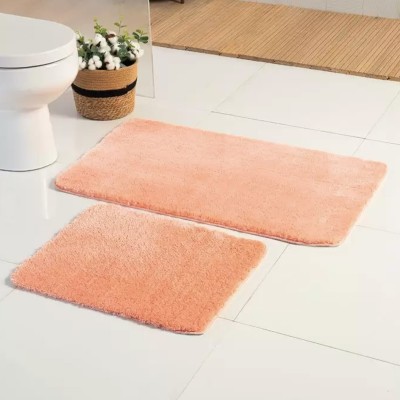 Fürdőszobaszőnyeg Softmicro/Plain barack 1 részes 50x80 cm