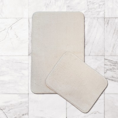 Fürdőszobaszőnyeg Maxiform/Plain krém 2 részes 50x80 cm