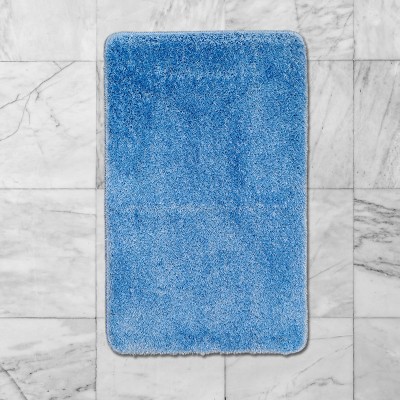 Fürdőszobaszőnyeg Pirlanta/Plain kék 1 részes 50x80 cm