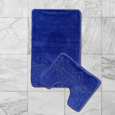 Fürdőszobaszőnyeg Ragni kék 2 részes 50x80 cm