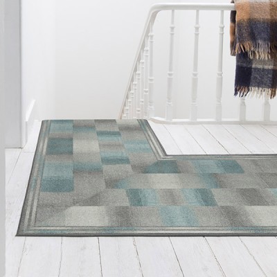 Futószőnyeg Ikat kékes szürke 92