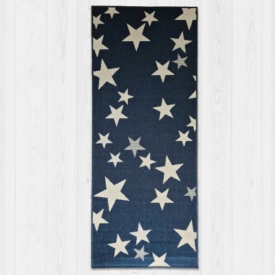 Konyhai szőnyeg Kitty kék 20422/994 80x200 cm